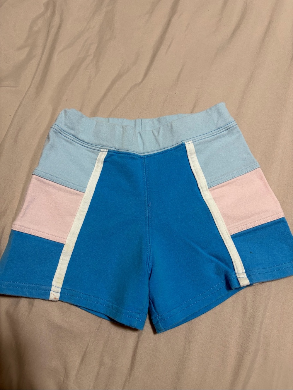 5/$20 Colorblock Blue and Pink Girls Shorts
